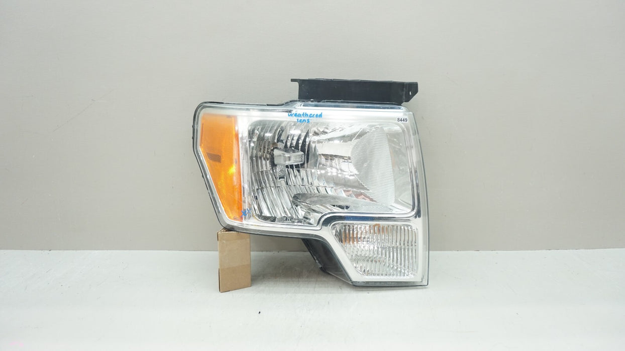 2009-2014 FORD F-150 FRONT RH RIGHT PASSENGER SIDE HALOGEN HEADLIGHT OEM