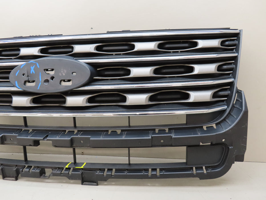 2016-2017 FORD EXPLORER FRONT BUMPER RADIATOR GRILLE GRILL OEM FB53-8150-ABW