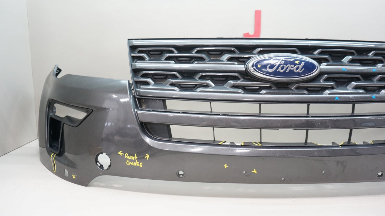 2018-2019 FORD EXPLORER FRONT BUMPER COVER WITH GRILLE OEM JB53-17C831