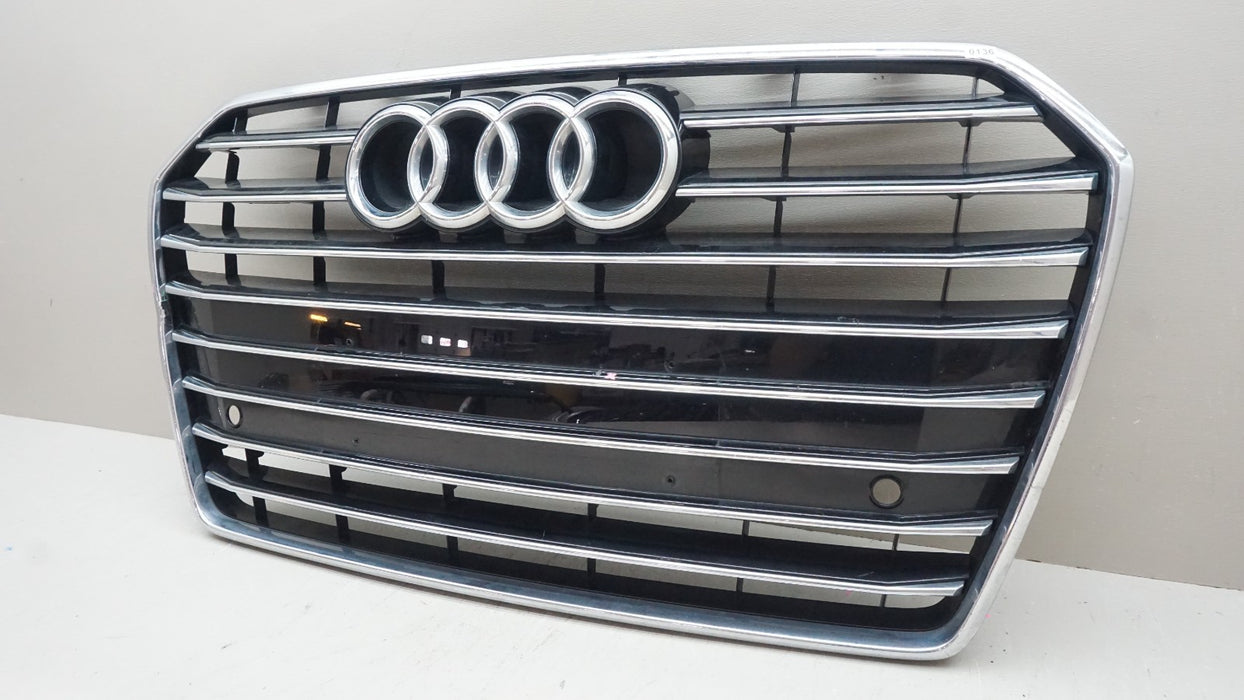 2012-2015 AUDI A6 S6 FRONT UPPER CENTER RADIATOR GRILLE OEM 4G0853653