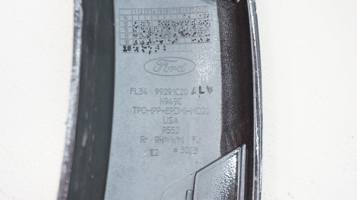 2015-2020 FORD F-150 REAR RIGHT WHEEL ARCH FENDER FLARE OEM FL3499291C20