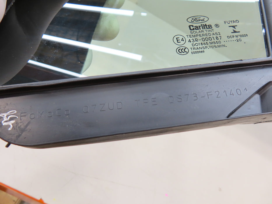 2013-2020 FORD FUSION FRONT LEFT DRIVER CORNER QUARTER GLASS OEM