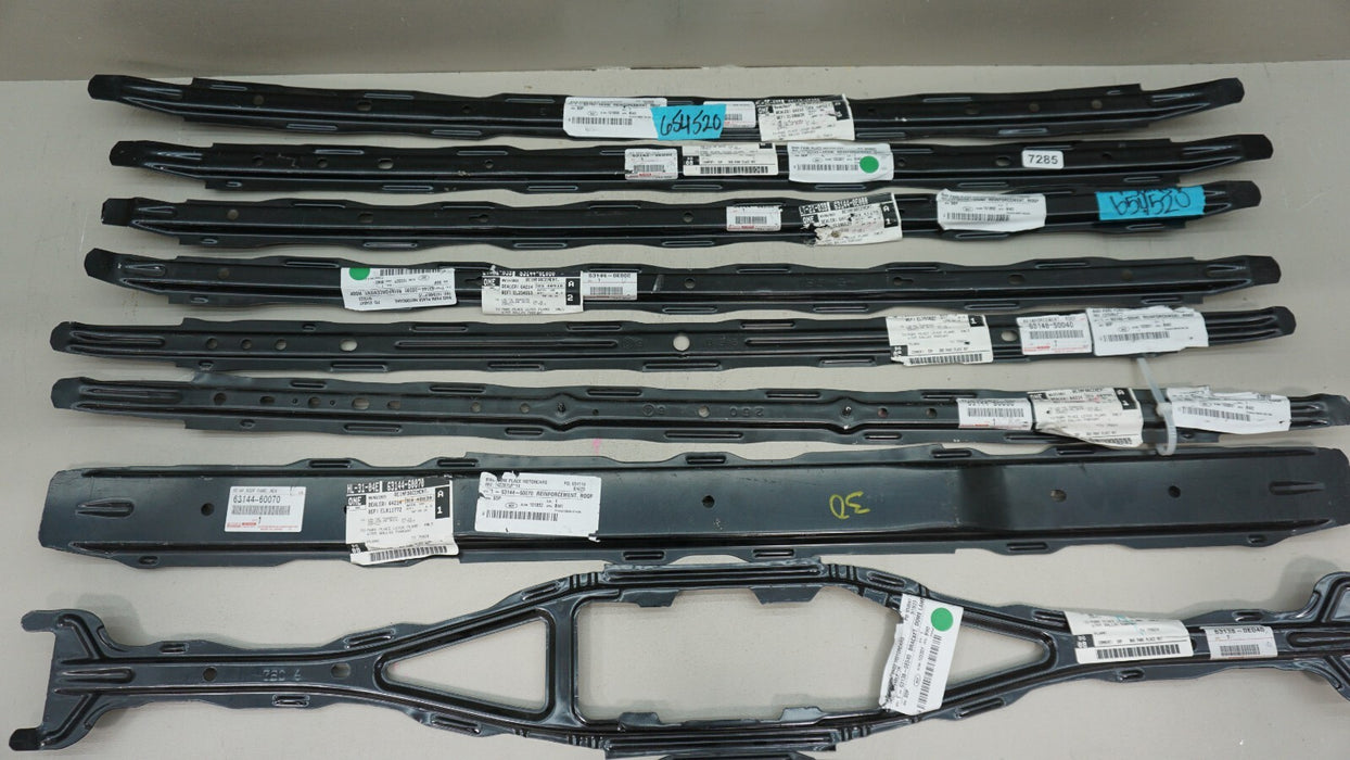 2010-2022 LEXUS GX460 ROOF RAIL REINFORCEMENT BRACKETS COMPLETE KIT 63148-50040