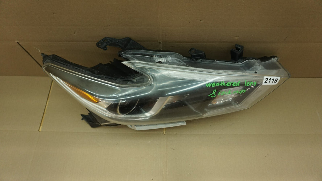 2016-2018 NISSAN MAXIMA FRONT RIGHT PASSENGER SIDE HEADLIGHT HALOGEN CAPA