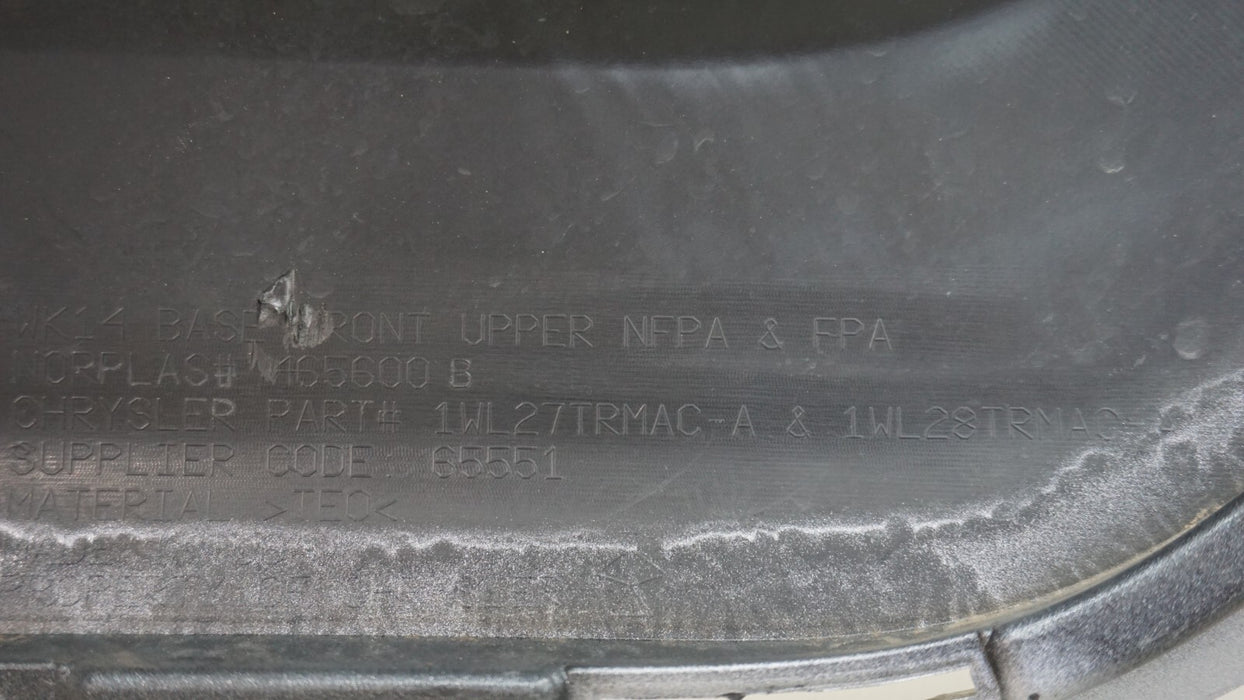 2014-2016 JEEP GRAND CHEROKEE FRONT BUMPER COVER 1WL27TRMAC OEM 14 15 16