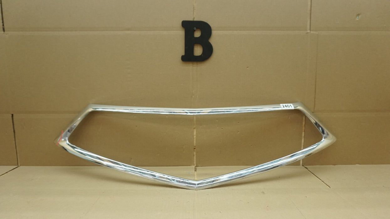 2019-2021 ACURA RDX FRONT CHROME PLASTIC GRILLE SURROUND MOLDING TRIM OEM