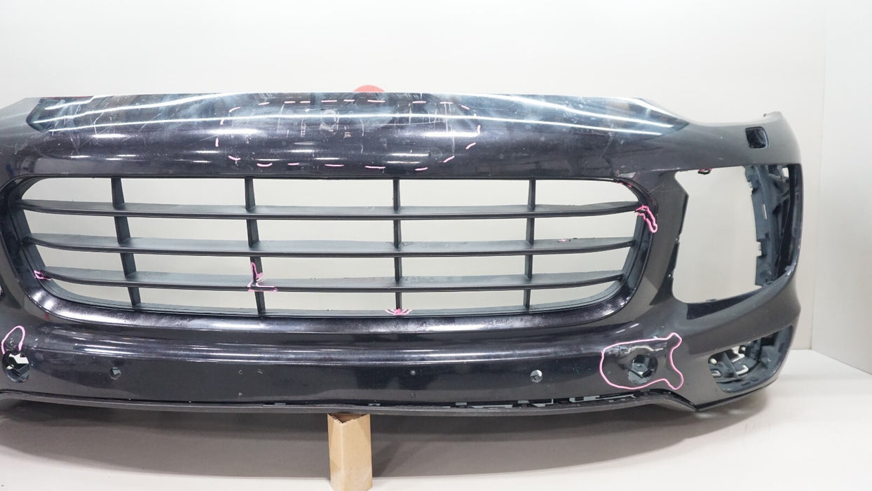 2015-2018 PORSCHE CAYENNE FRONT BUMPER COVER PANEL OEM