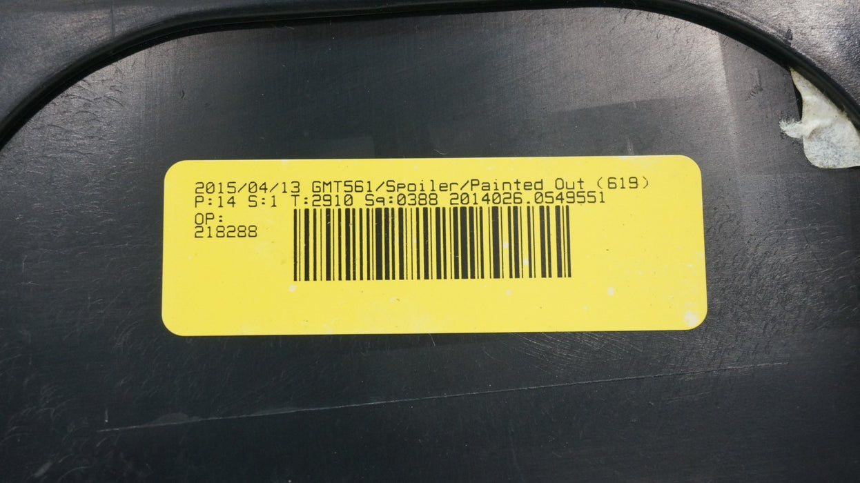 2013-2017 CHEVROLET TRAVERSE REAR LIFT GATE TRUNK SPOILER WING OEM 23140846