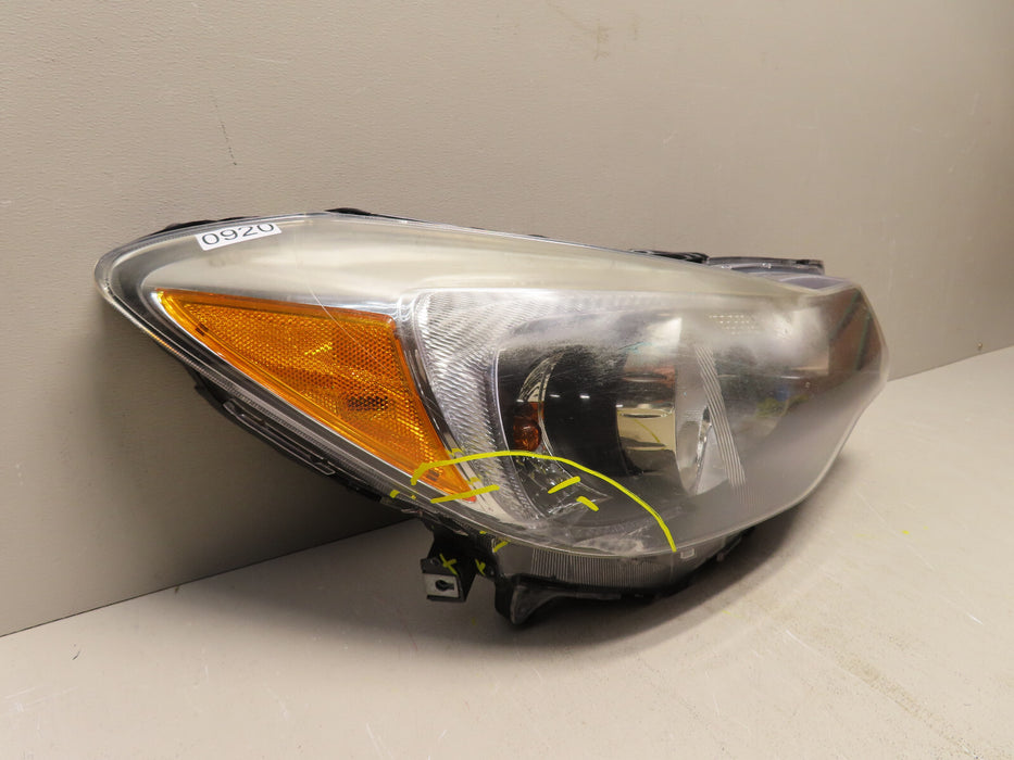 2012-2016 SUBARU IMPREZA RIGHT PASSENGER SIDE HEADLIGHT HALOGEN OEM
