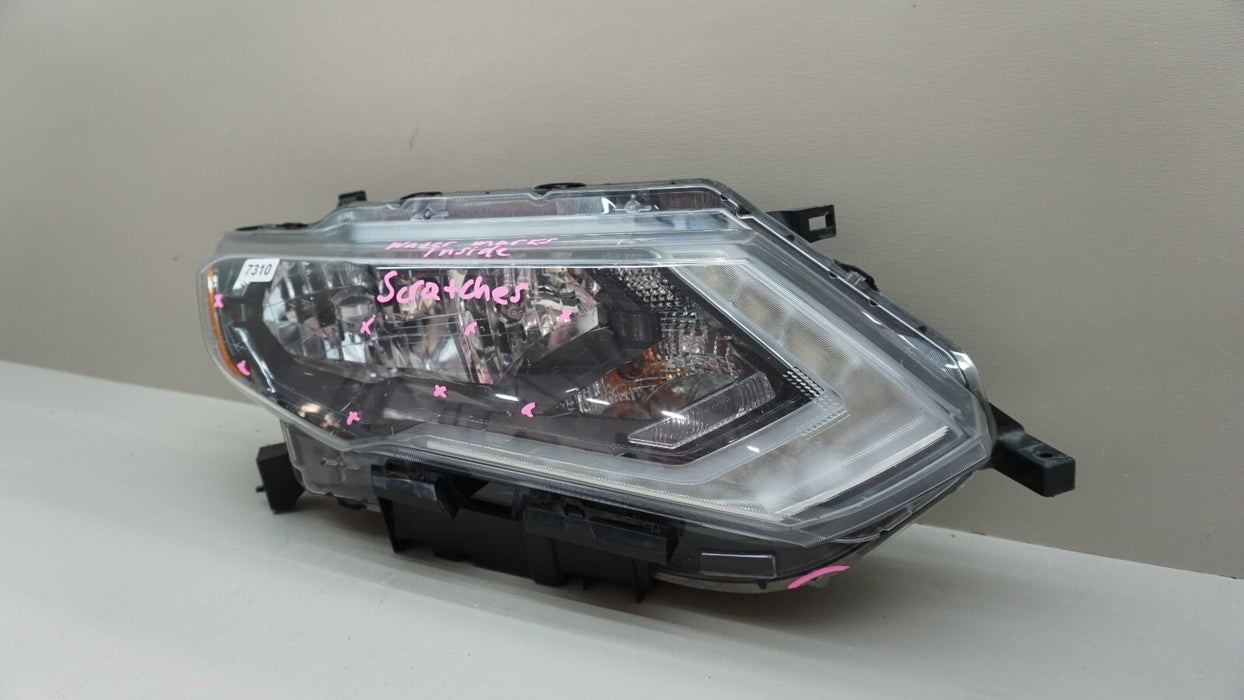 2017-2019 NISSAN ROGUE FRONT RIGHT PASSENGER SIDE HALOGEN LED HEADLIGHT OEM