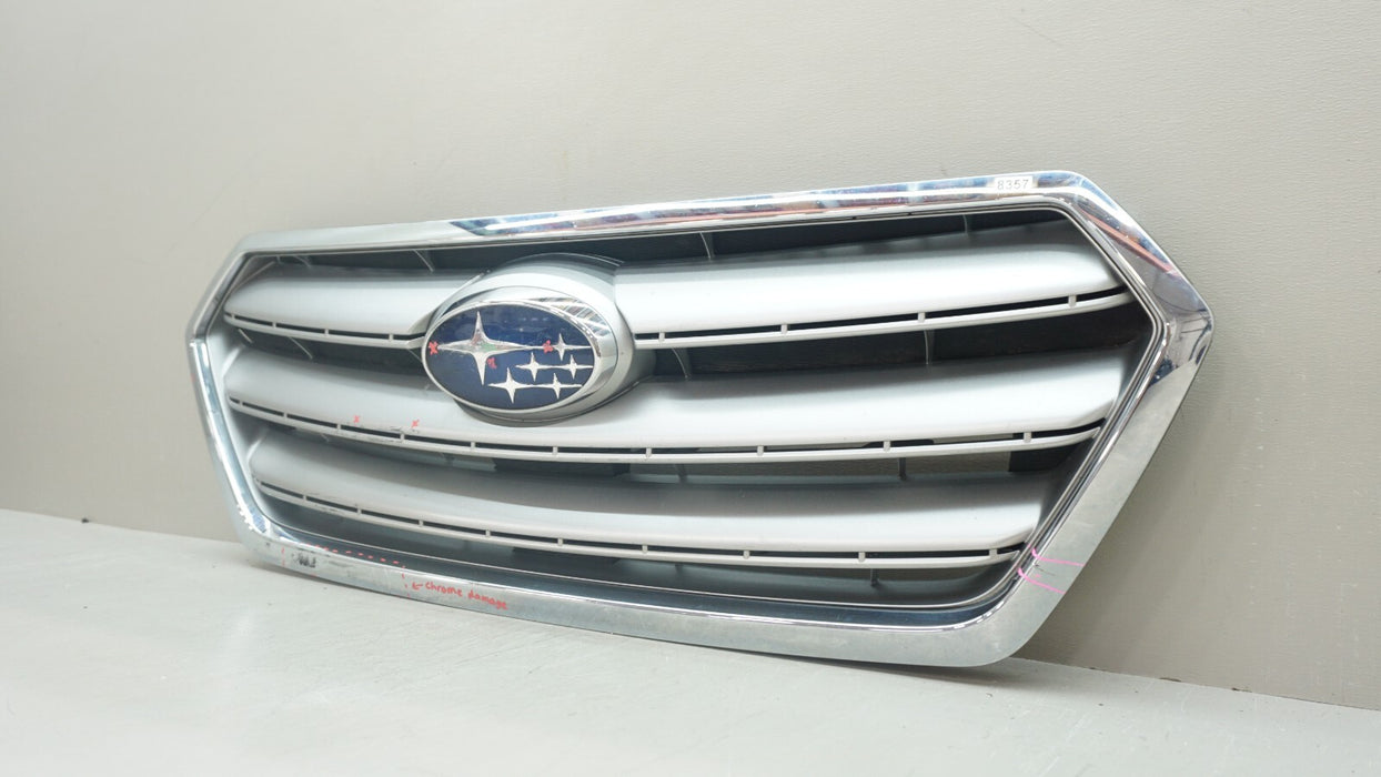 2015-2017 SUBARU OUTBACK LEGACY FRONT UPPER GRILLE OEM 91122AL02A OEM