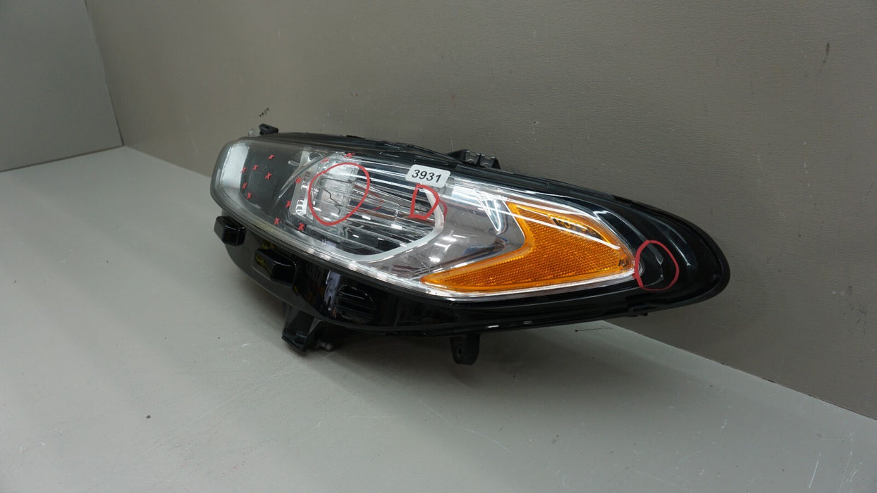 2013-2016 FORD FUSION FRONT LH LEFT DRIVER SIDE HALOGEN HEADLIGHT OEM