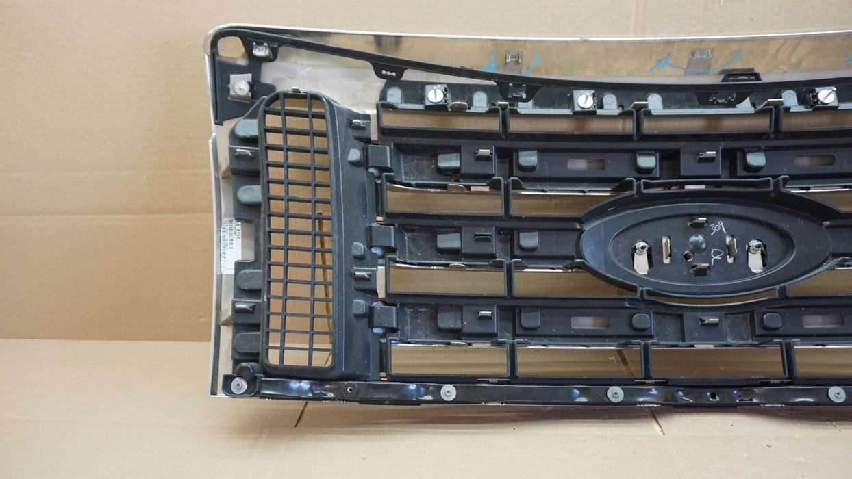 2010-2012 FORD F-150 F150 FRONT BUMPER UPPER RADIATOR GRILLE GRILL CHROME OEM
