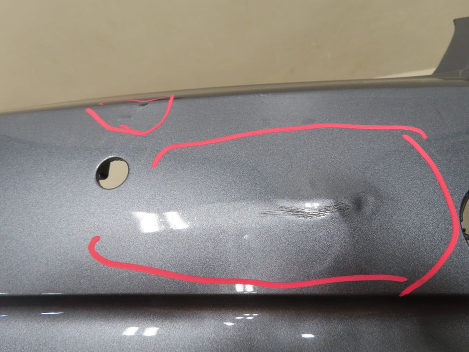 2013-2016 AUDI A4 SEDAN REAR BUMPER COVER PANEL W/ SENSOR HOLE OEM 8K5807511G