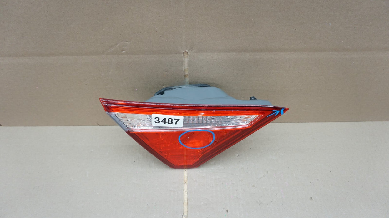 2015-2017 TOYOTA CAMRY REAR LEFT  DRIVERS INNER TRUNK TAIL LIGHT OEM 15 16 17
