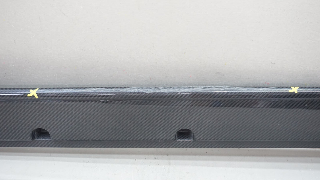 2018+ BENTLEY GT CARBON FIBER LEFT DRIVER SIDE SILL TRIM SKIRT 3SD071995