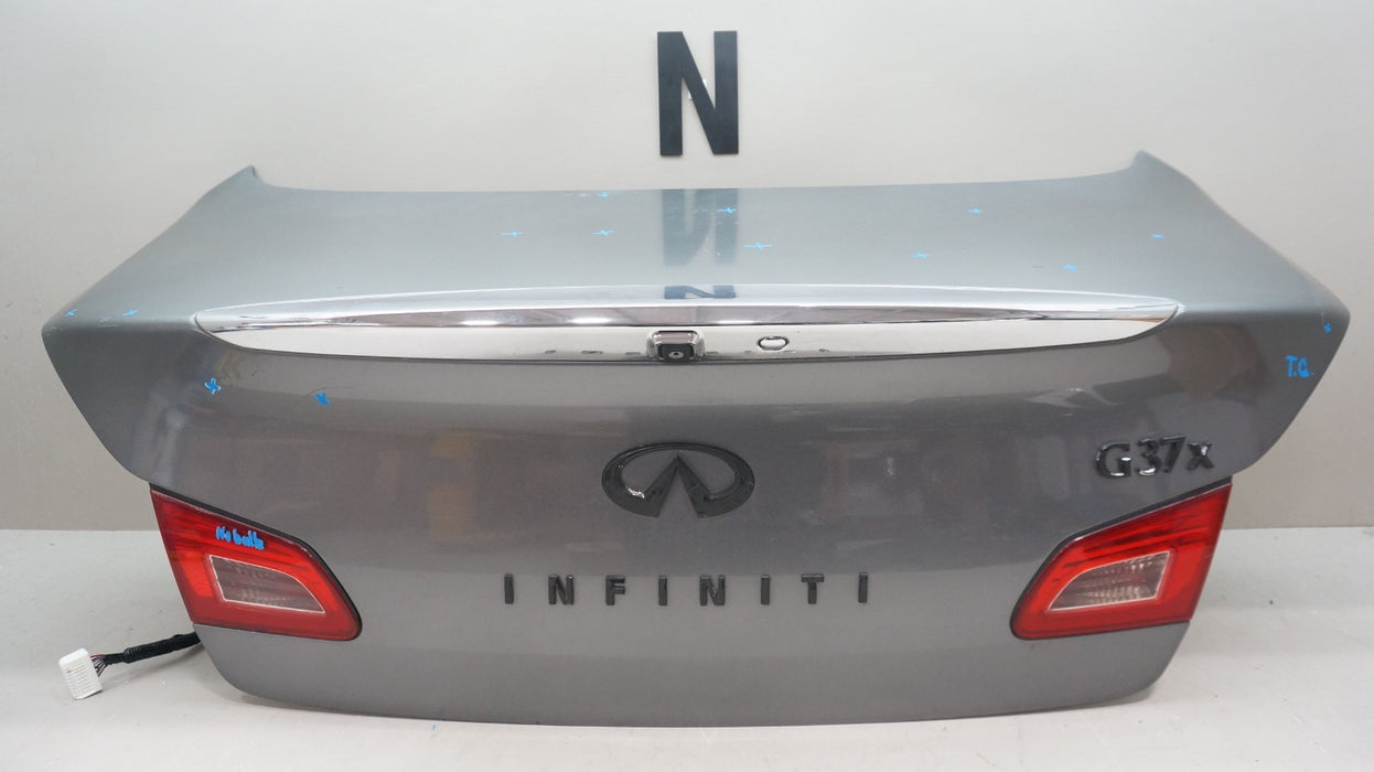 2009-2013 INFINITI G37 SEDAN TRUNK LID SPOILER W/CAM OEM