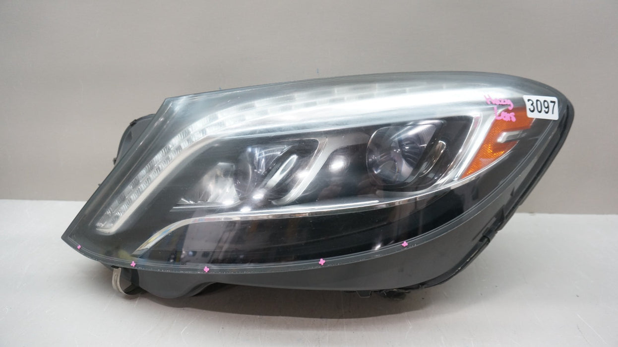 2014-2017 MERCEDES-BENZ S63/S550 LEFT DRIVER SIDE HEADLIGHT LED OEM