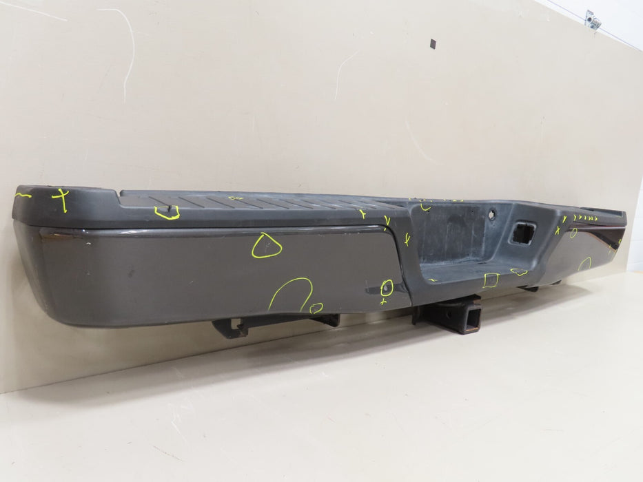 2015-2020 FORD F-150 REAR METAL BUMPER STEP PLATE COVER W/ TOW TOWING HITCH OEM
