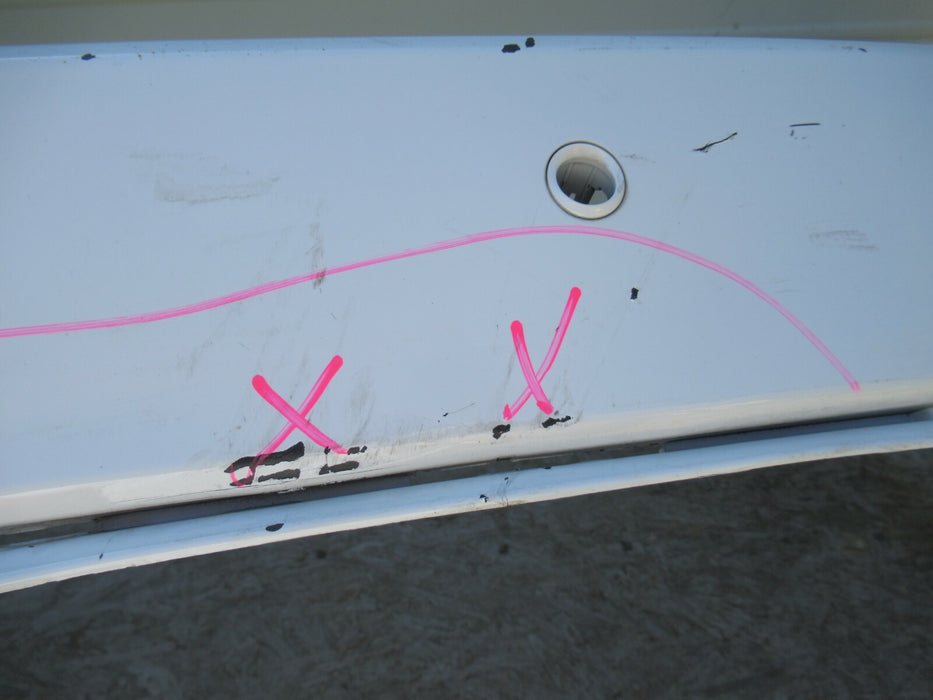 2014-2019 DODGE DURANGO REAR BUMPER COVER PANEL PLASTIC WHITE 1XV05TRMAA OEM