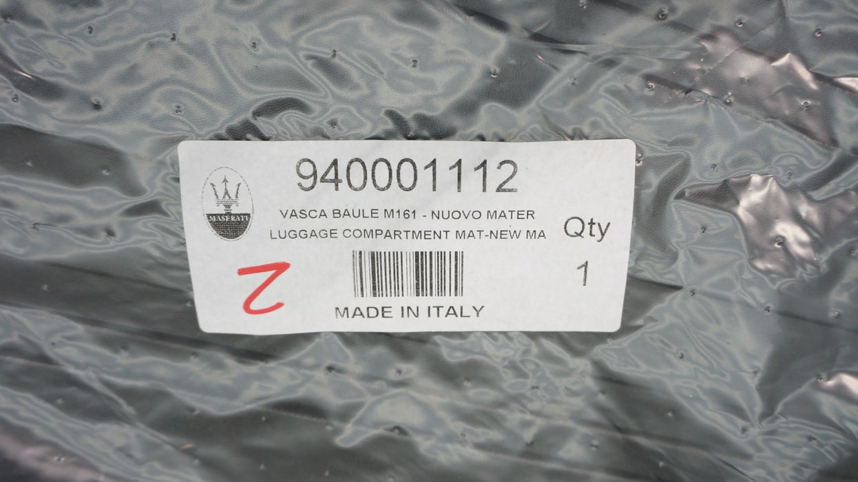 2014-2024 MASRATI LEVANTE TRUNK LUGGAGE COMPARTMENT MAT OEM ORIGINAL 940001112