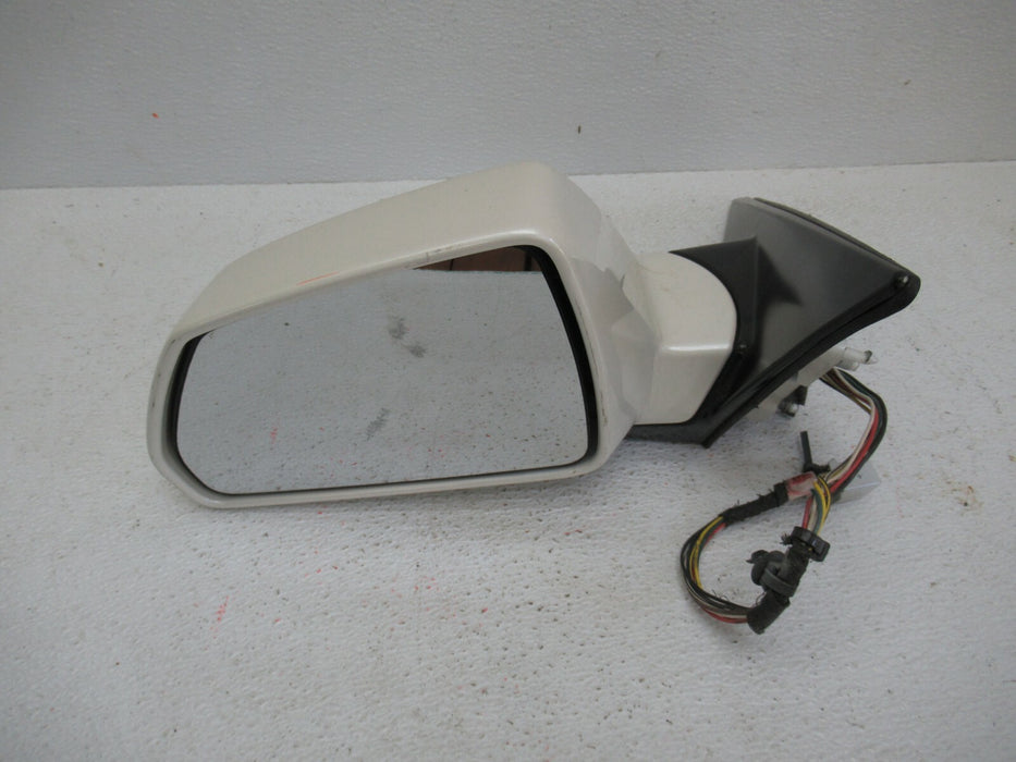 2008-2014 CADILLAC CTS FRONT LEFT DRIVER SIDE DOOR REAR VIEW MIRROR WHITE OEM