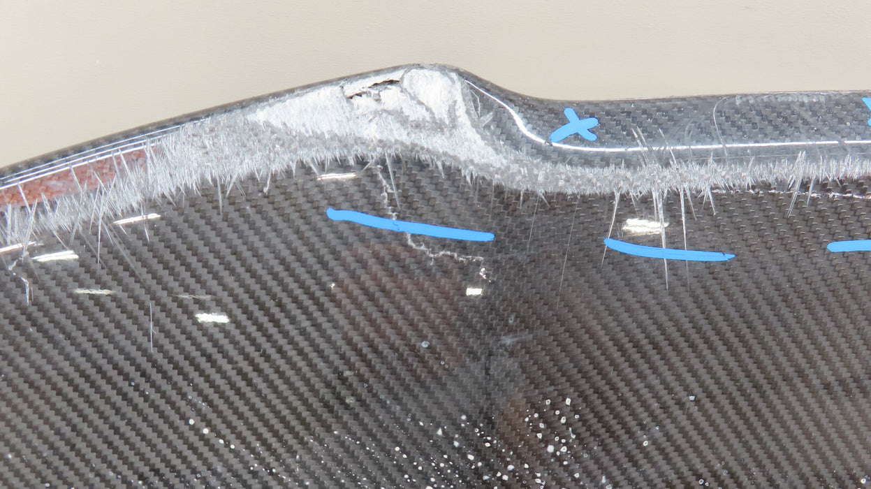 MCLAREN 650S FRONT LOWER SPOILER SPLITTER BUMPER COVER CARBON FIBER OEM