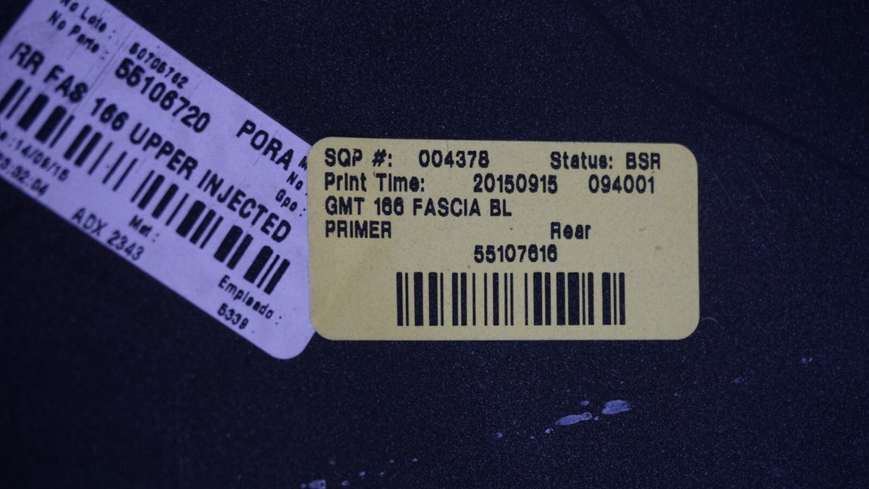 2010-2016 CADILLAC SRX REAR BUMPER COVER PANEL OEM 55107616