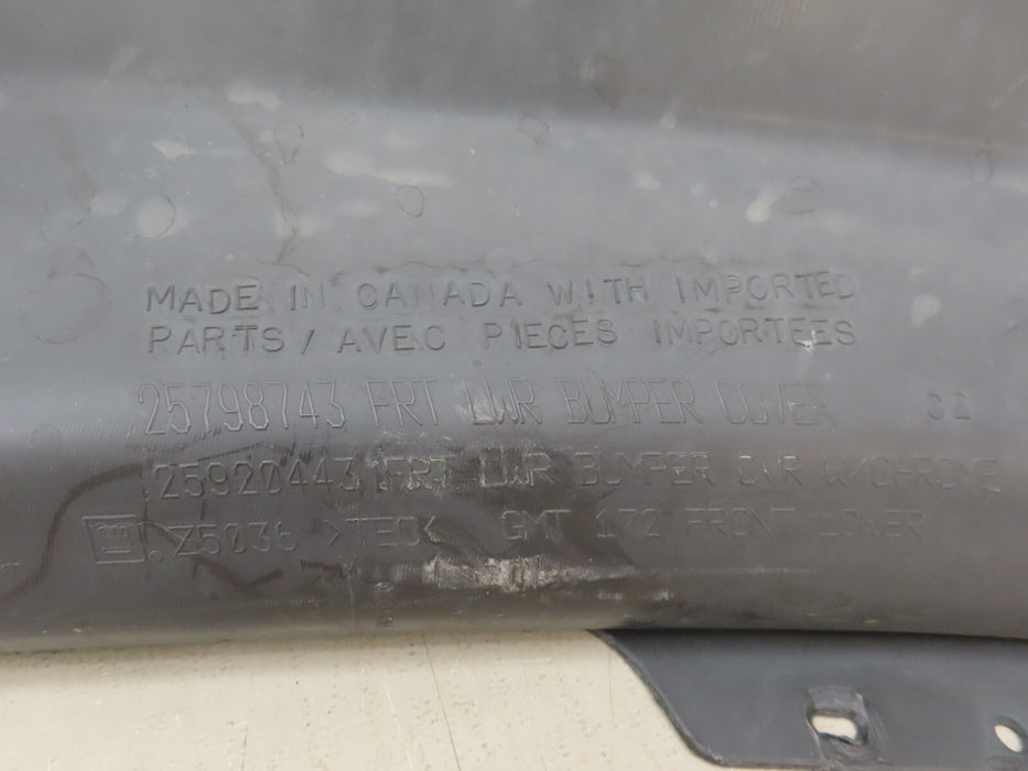 2013-2015 CHEVROLET EQUINOX FRONT LOWER VALANCE BUMPER COVER OEM
