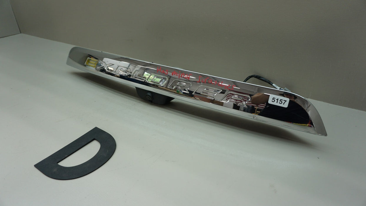 2020-2021 FORD EXPLORER REAR LIFTGATE MOLDING WITH CAMERA OEM LB5B-S42509-AGW