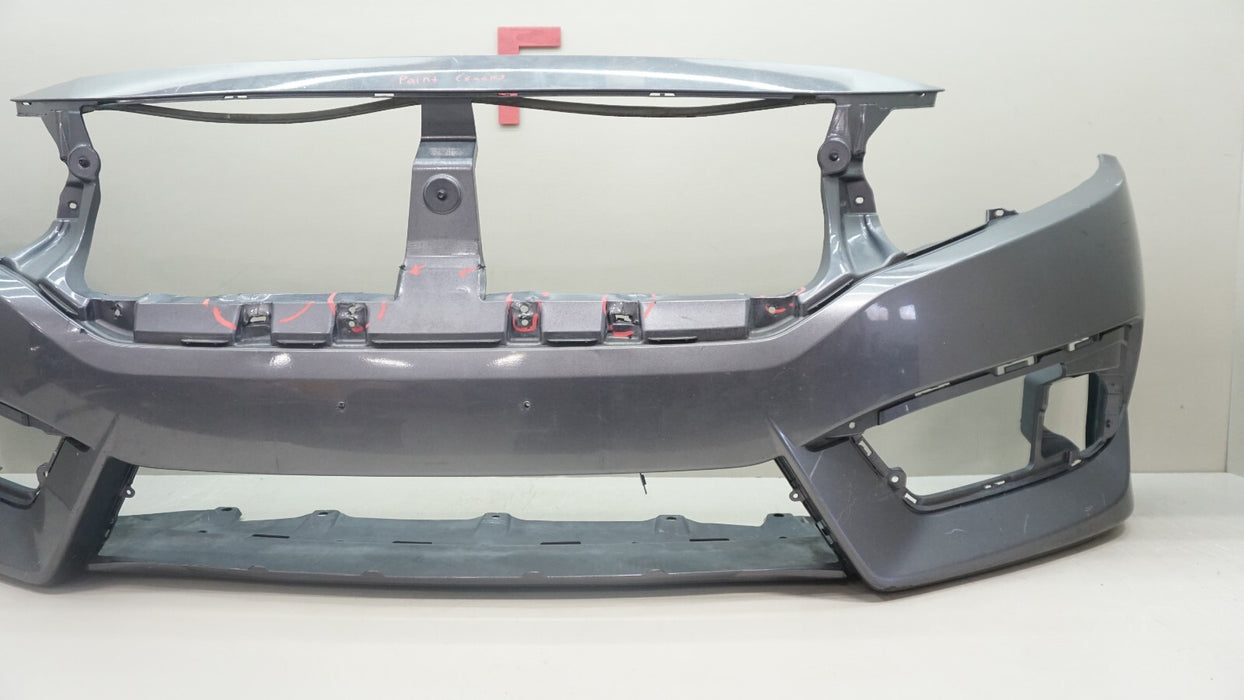 2016-2018 HONDA CIVIC FRONT BUMPER COVER PANEL 71101-TBA-A010 OEM 16 17 18