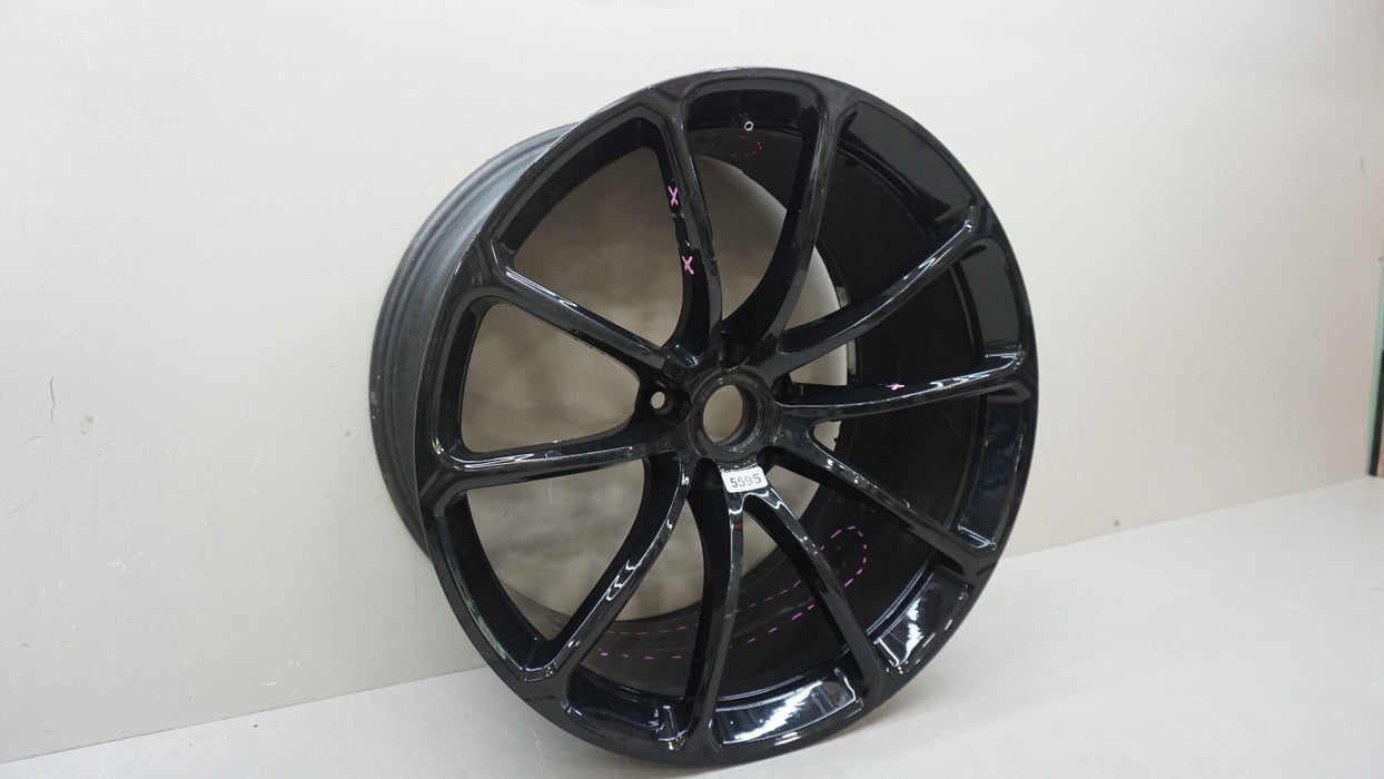 2016-2019 MCLAREN 570S REAR 10 SPOKE WHEEL RIM 21.5X11 21.5" OEM C-35711-TC