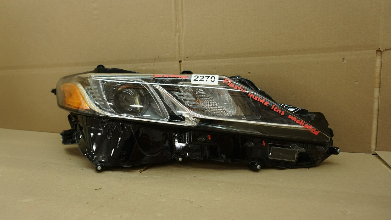 2018-2020 TOYOTA CAMRY FRONT RIGHT PASSENGER SIDE HEADLIGHT HALOGEN OEM 18 19 20