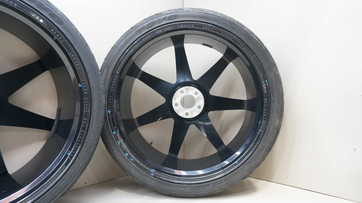 ROLLS ROYCE VOSSEN FORGED SERIES S17-11 SET RIMS W TIRES. NO TPMS SENSORS