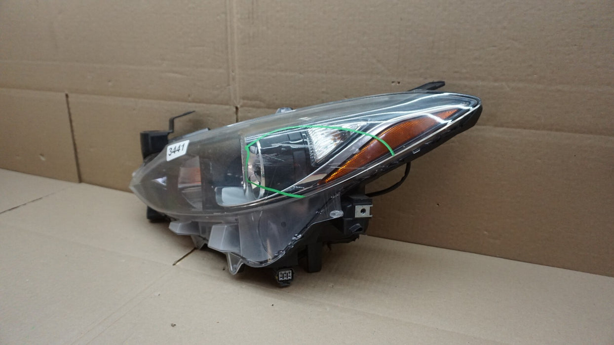 2014-2016 MAZDA 3 LH LEFT DRIVER SIDE HALOGEN HEADLIGHT CAPA AFTERMARKET