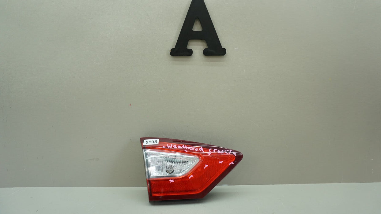 2013-2016 FORD FUSION REAR LEFT DRIVER INNER TAIL LIGHT LAMP OEM DS73-13A603-AD