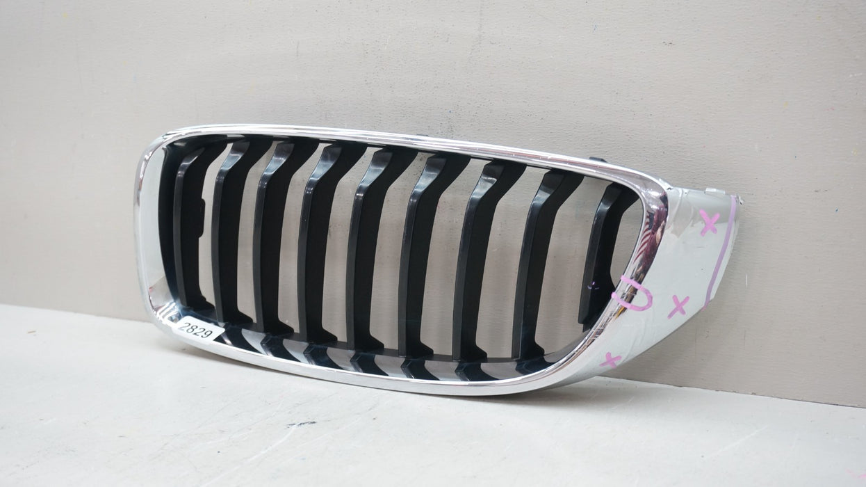 2014-2017 BMW 4 SERIES FRONT LEFT KIDNEY RADIATOR GRILLE GRILL OEM