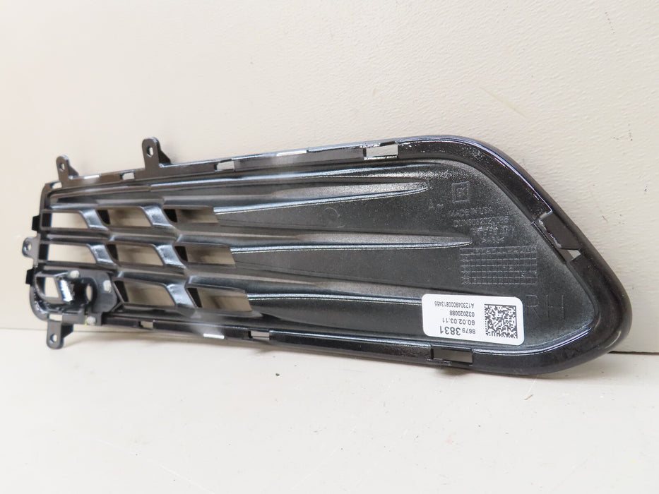 2023 CHEVROLET CORVETTE ZO6 FRONT RIGHT PASSENGER BUMPER GRILLE GRILL OEM