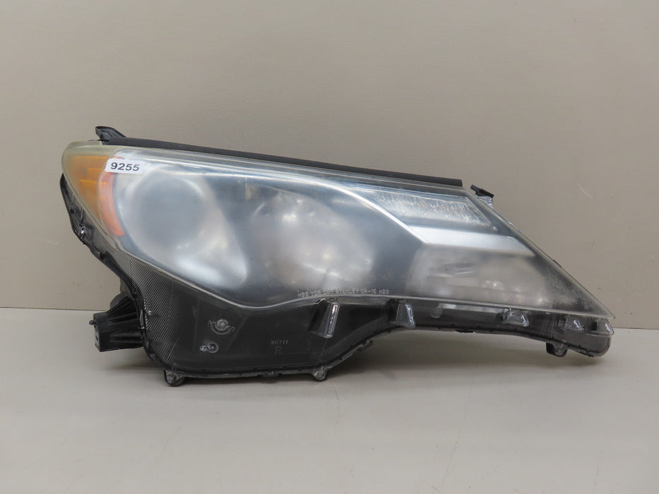 2013-2015 TOYOTA RAV4 FRONT RIGHT PASSENGER HEADLIGHT HALOGEN OEM