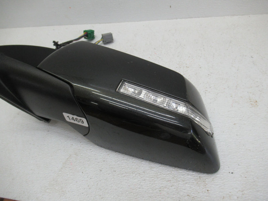 2007-2008 GMC ACADIA FRONT LEFT DRIVER SIDE DOOR REAR VIEW MIRROR BLACK OEM