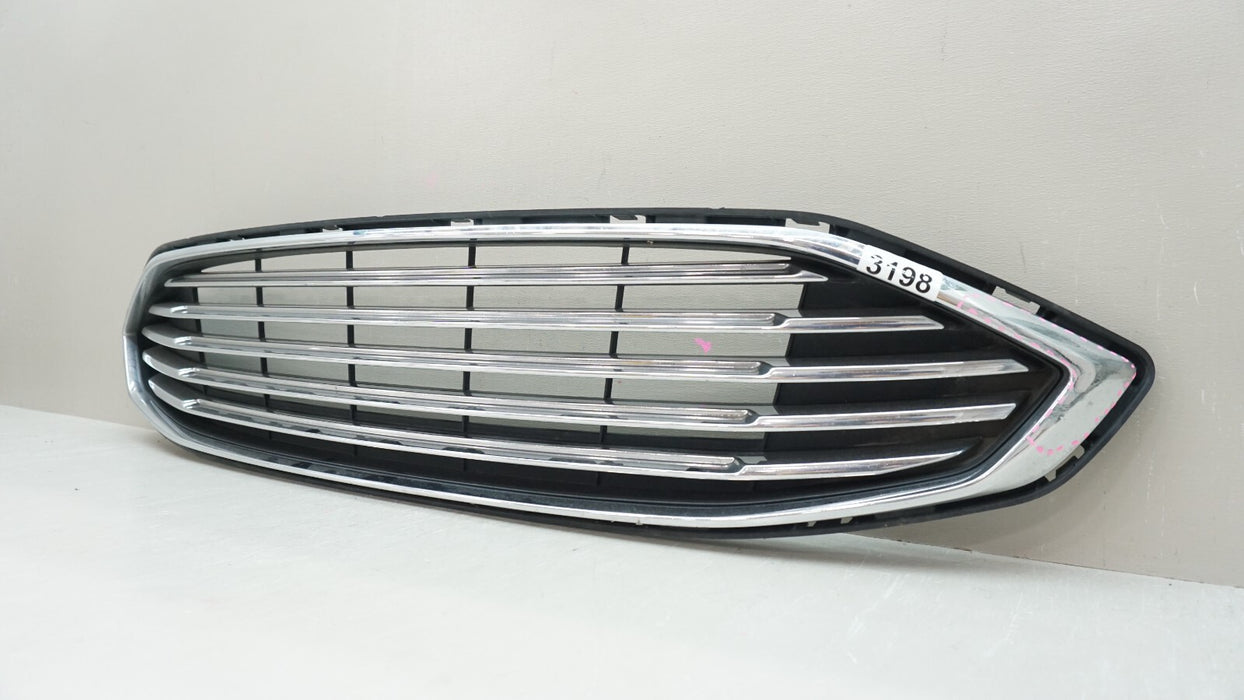 2017-2018 FORD FUSION FRONT UPPER BUMPER GRILLE GRILL OEM HS73-8150-AEW