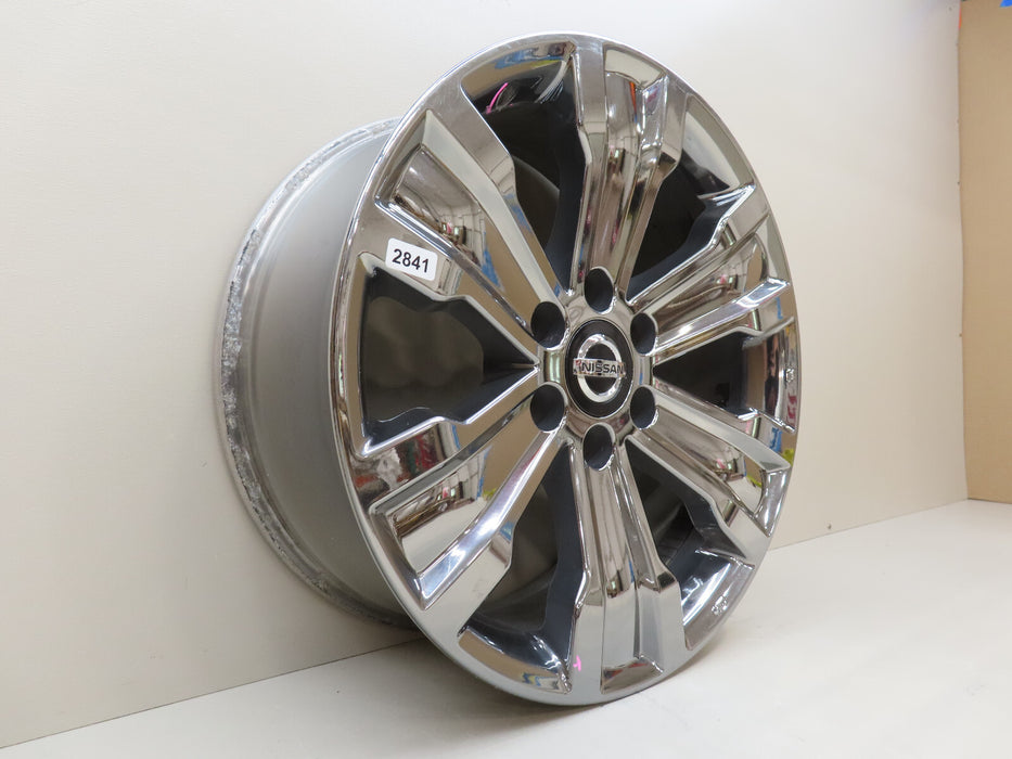 2017-2019 NISSAN TITAN SV 20X8 CHROME 6 SPOKE WHEEL RIM OEM