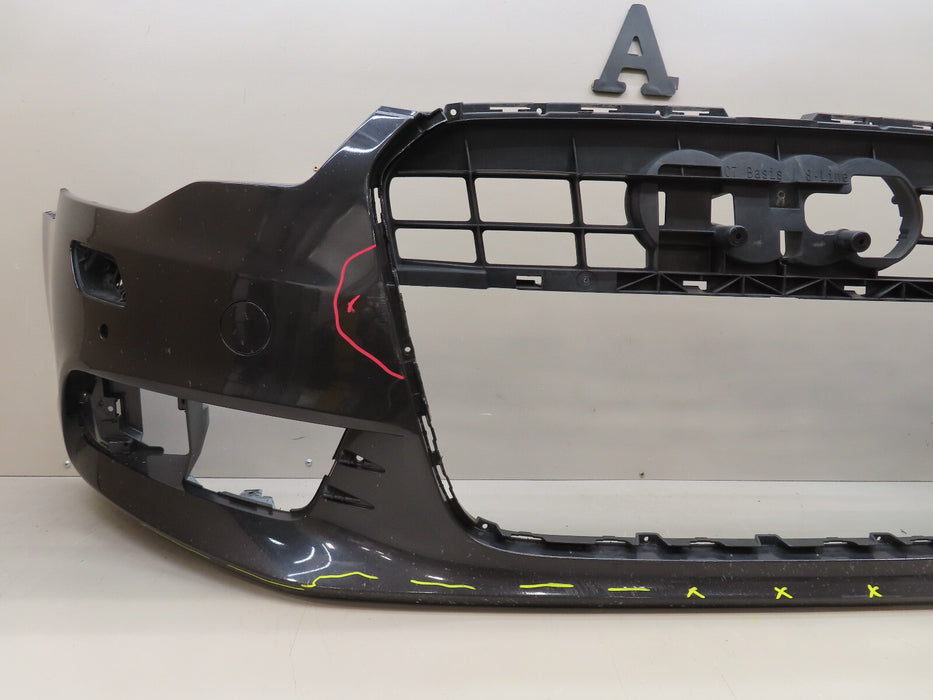 2012 2013 2014 2015 AUDI A6 FRONT BUMPER COVER OEM 4G0807437