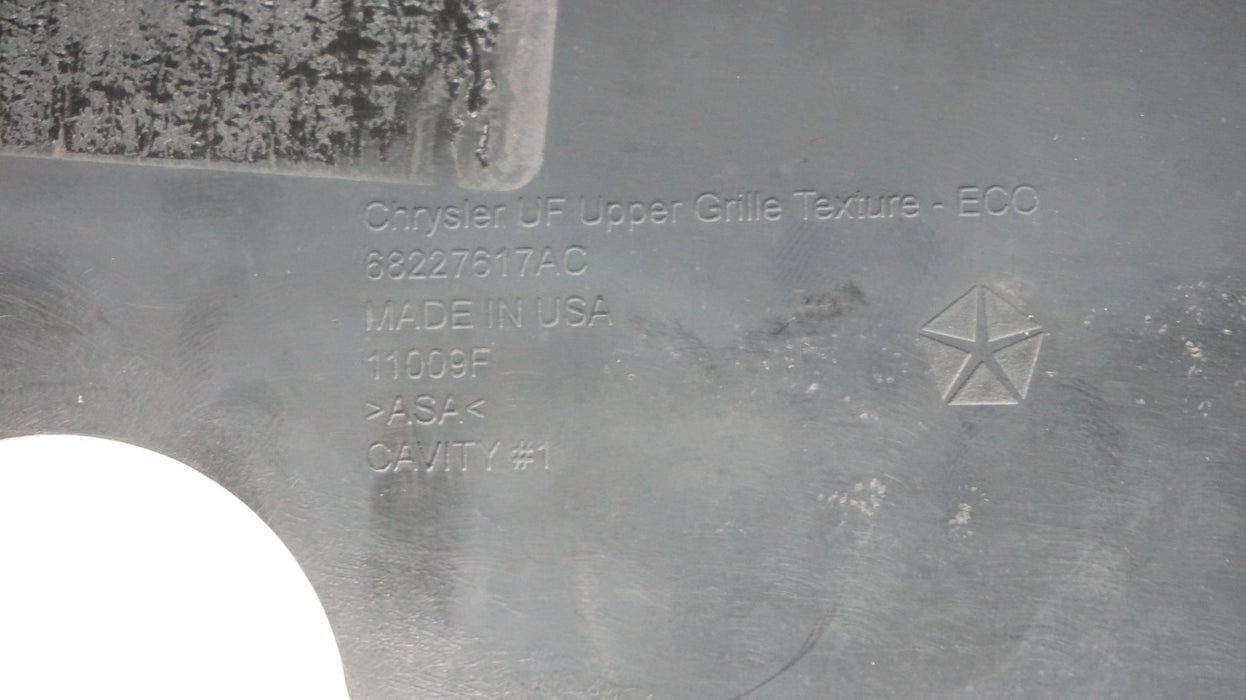 2015-2017 CHRYSLER 200 FRONT UPPER BUMPER GRILLE OEM 68227617AC