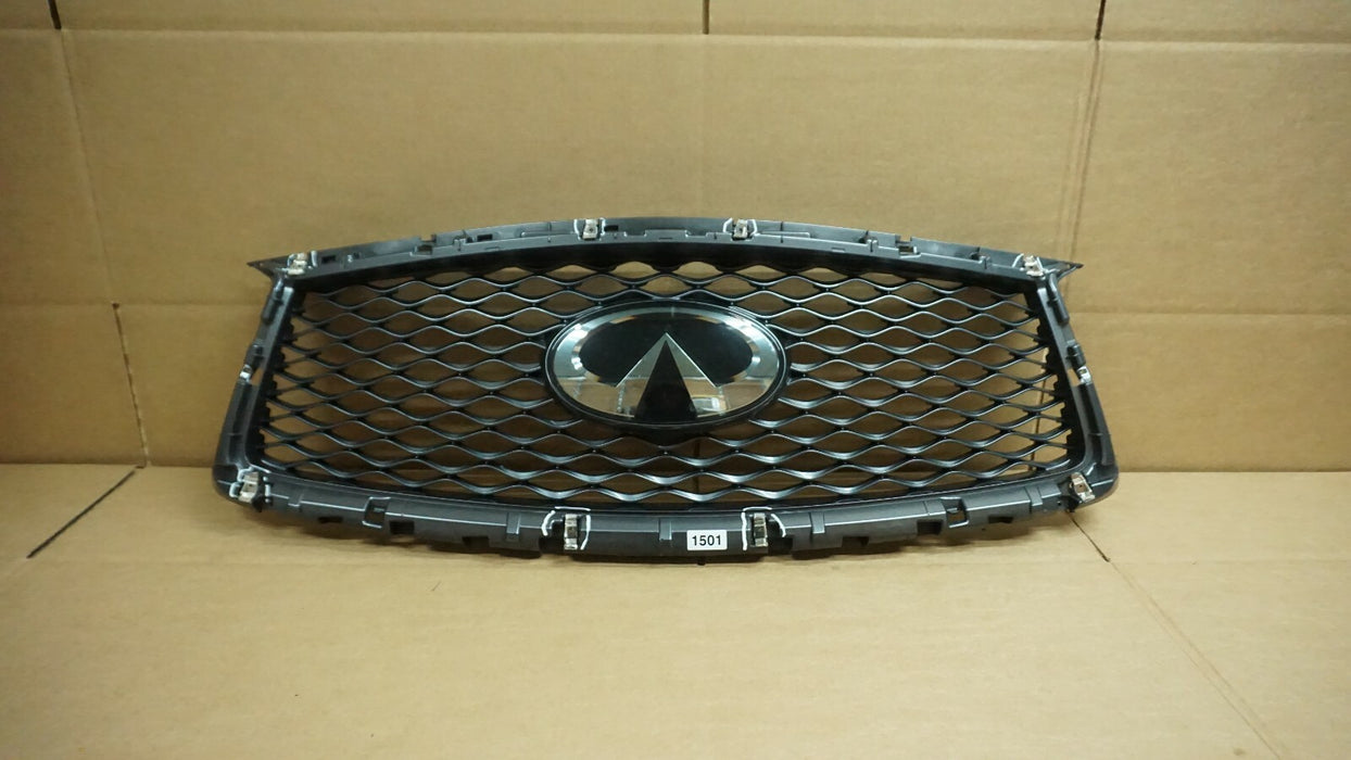 2019-2020 INFINITI QX50 FRONT RADIATOR GRILLE GRILL MESH WITH EMBLEM OEM 19 20