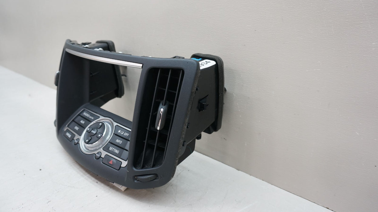 2009-2013 INFINITI G37 DASHBOARD NAVIGATION INFO CONTROL PANEL OEM