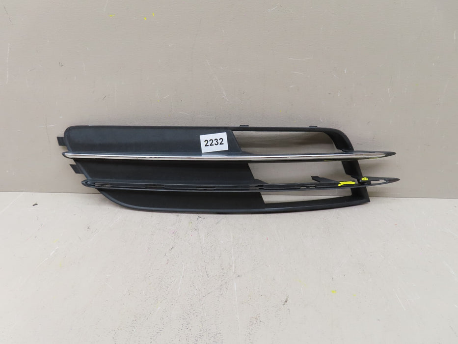 2012-2014 AUDI A6 FRONT LEFT BUMPER FOG LIGHT COVER GRILLE GRILL OEM 4GD807681