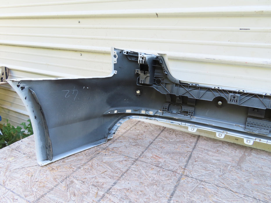 2017-2018 AUDI A4 S-LINE REAR BUMPER COVER PANEL W/ SENSOR HOLE OEM 8W5807511J