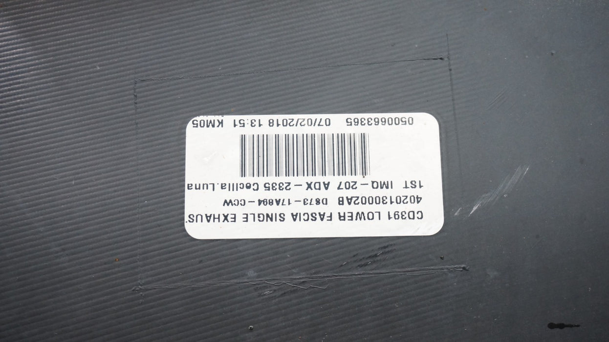 2013-2018 FORD FUSION REAR BUMPER LOWER VALANCE COVER DS73-17K922-AD OEM