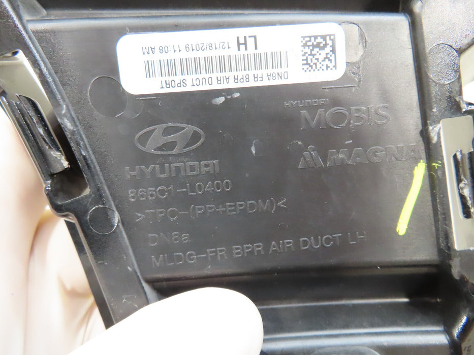 2020-2022 HYUNDAI SONATA FRONT LEFT SIDE AIR DUCT COVER GRILLE OEM 865C1-L0400
